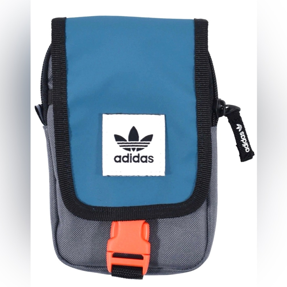 Adidas Onyx Blue Orange RARE Crossbody Map Bag SOLD OUT ITEM